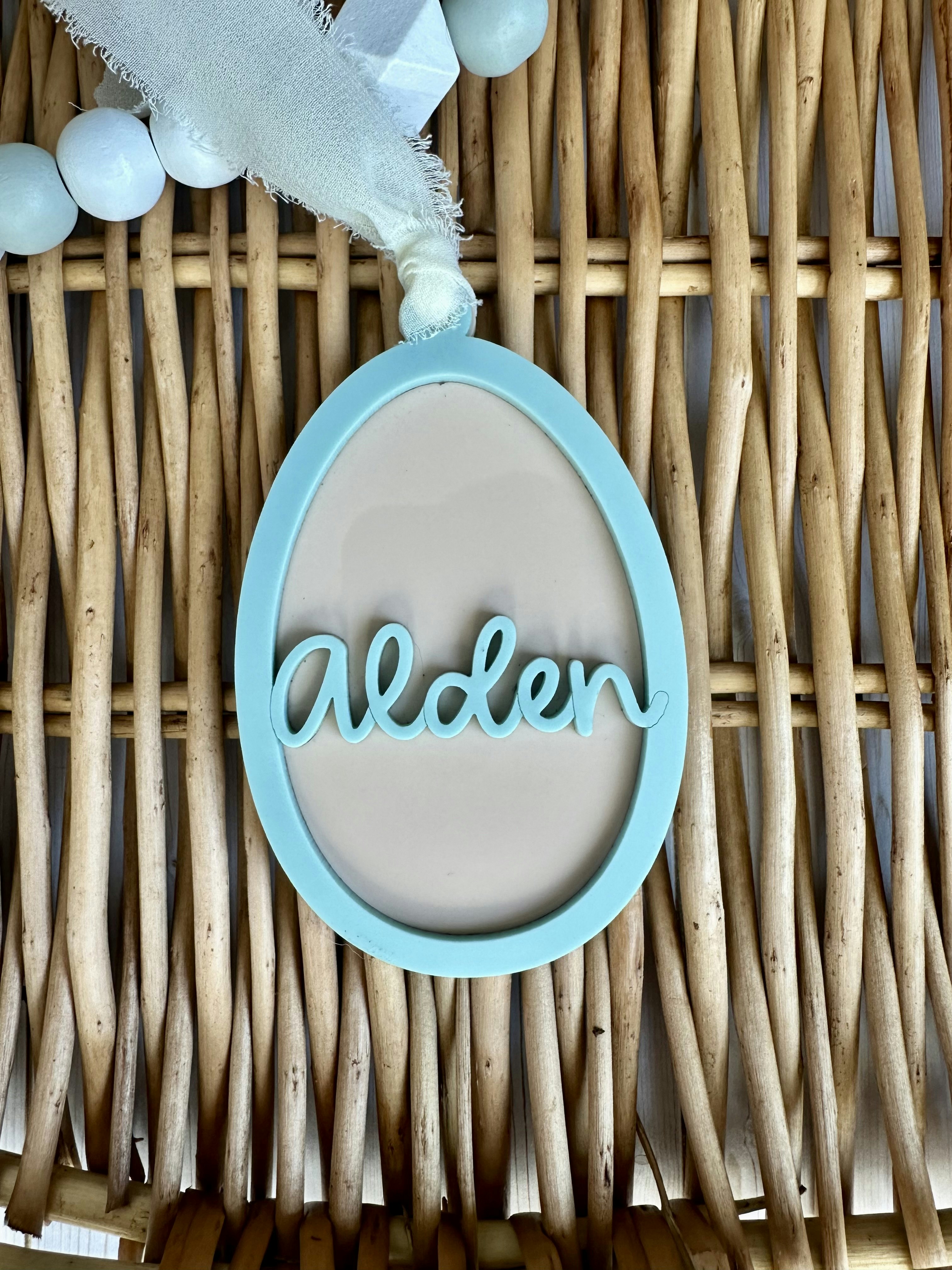 Easter Basket Tag