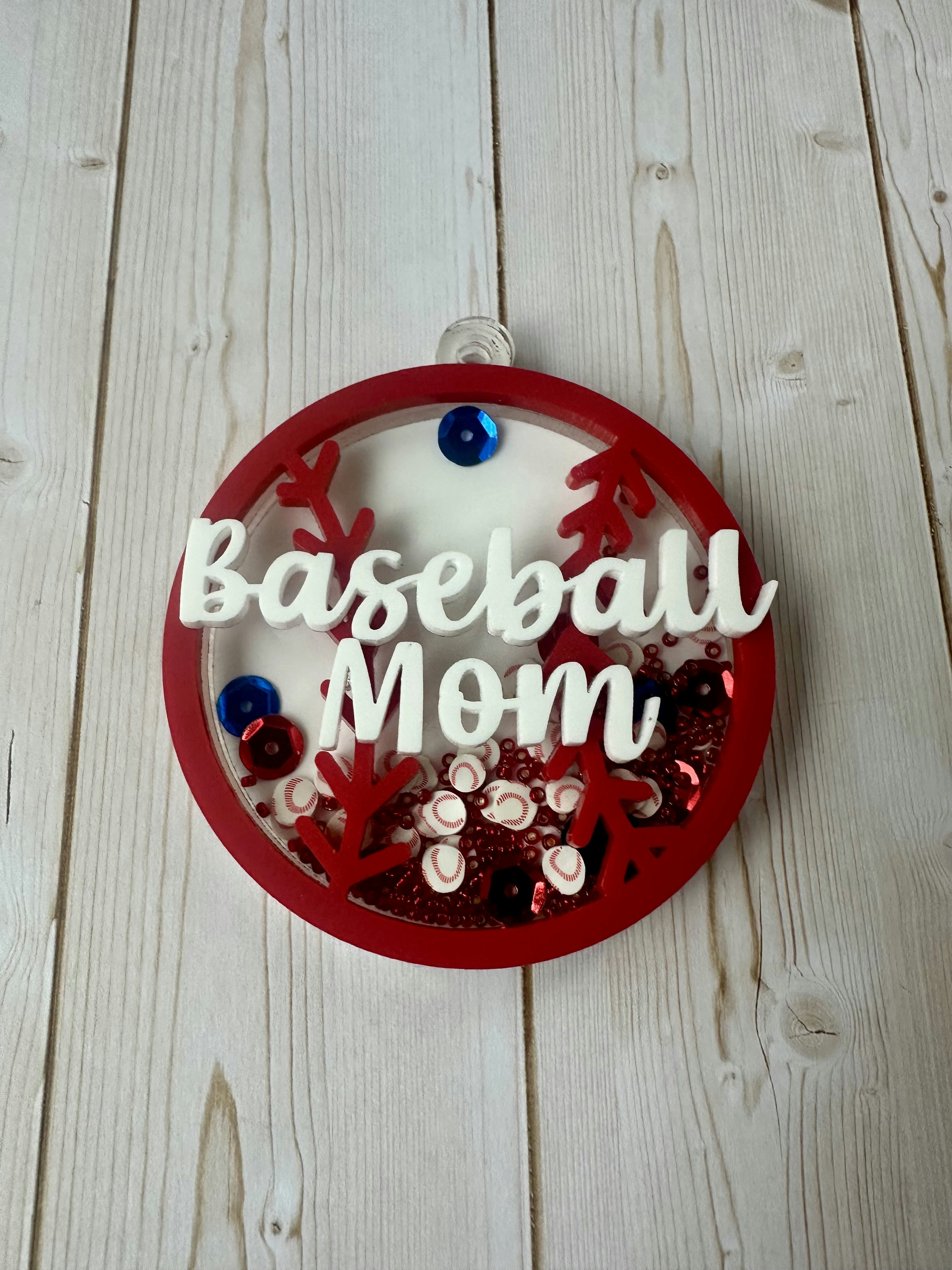 Baseball Bag Tag Shaker