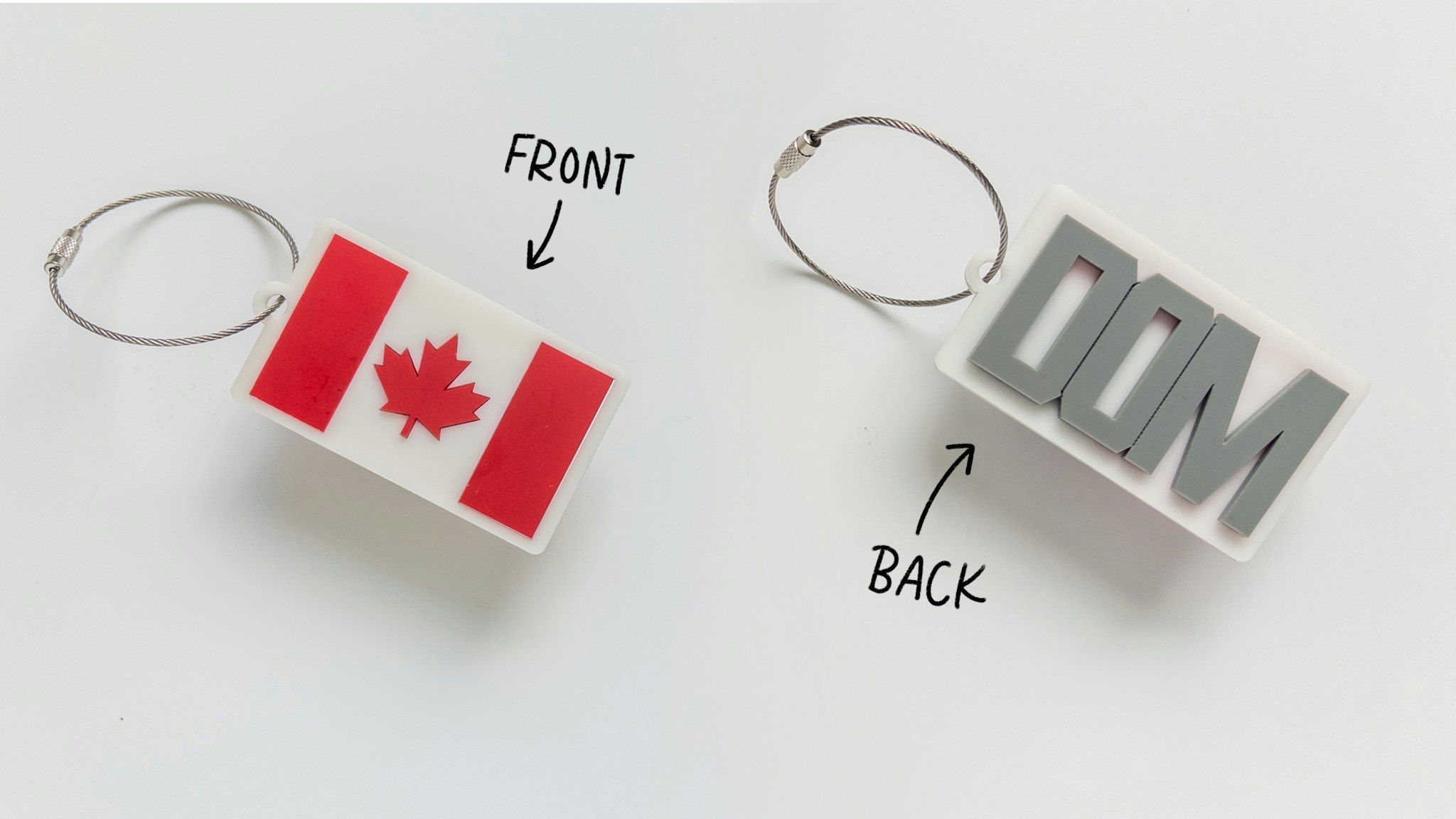 Canada Flag Keychain
