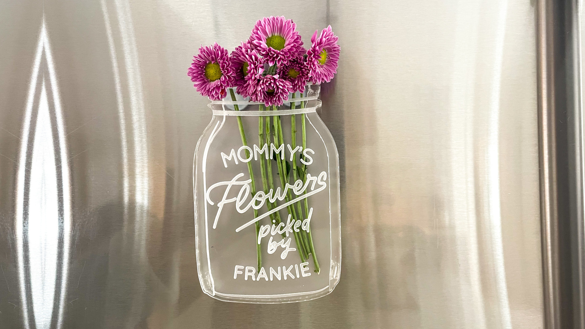Mason Jar Flower Holder-Triple Layer