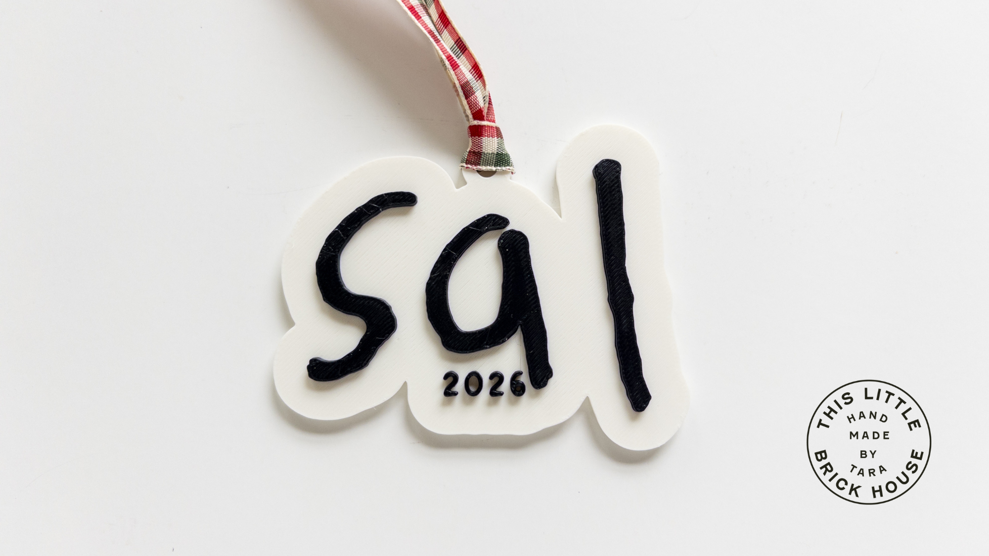 3D Print Kids Handwriting Ornament