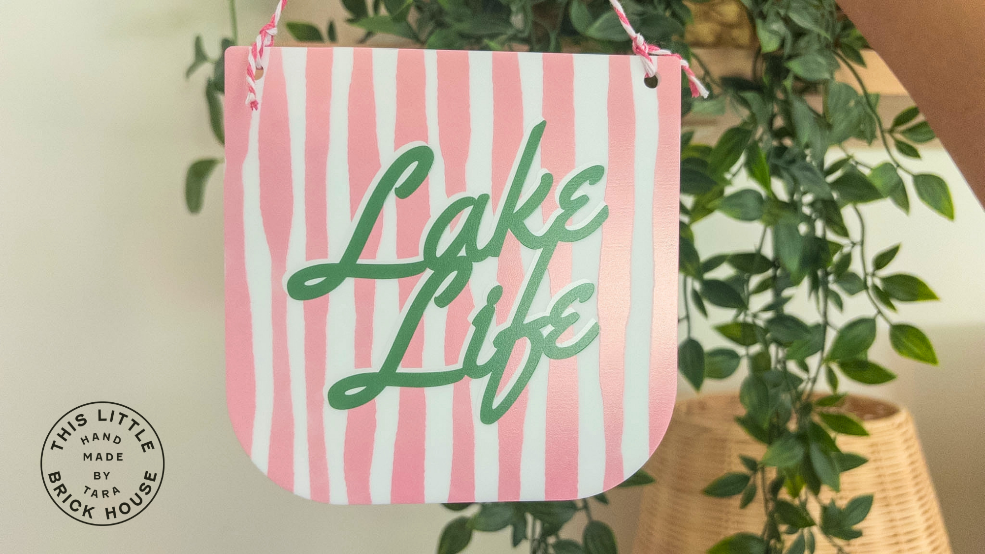 Striped Door Hanger Print & Cut
