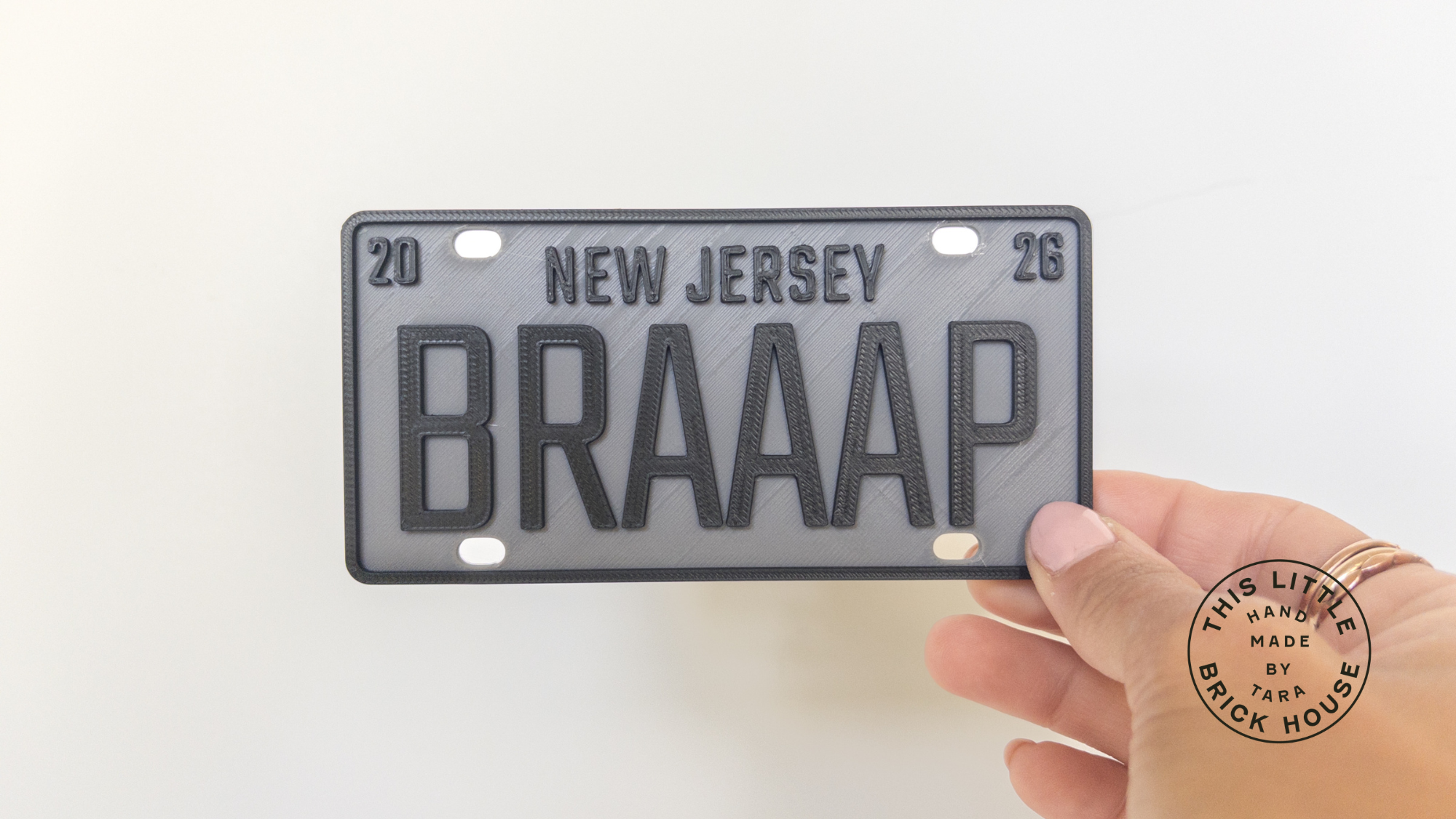 3D Print Mini License Plate