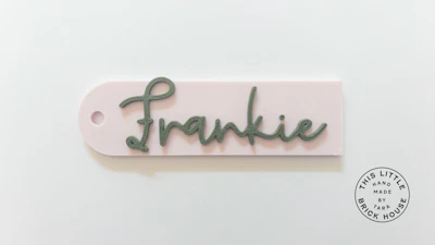 3D Print Arch Name Tag
