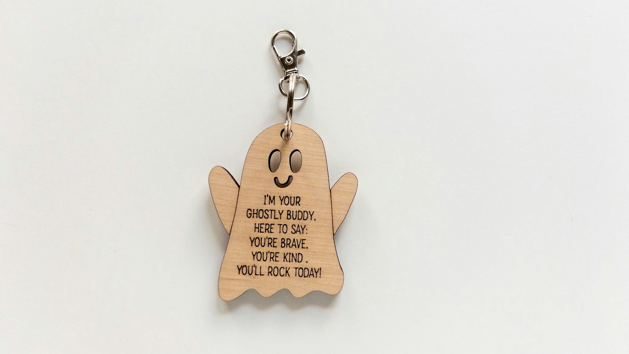 Ghostly Buddy Keychain