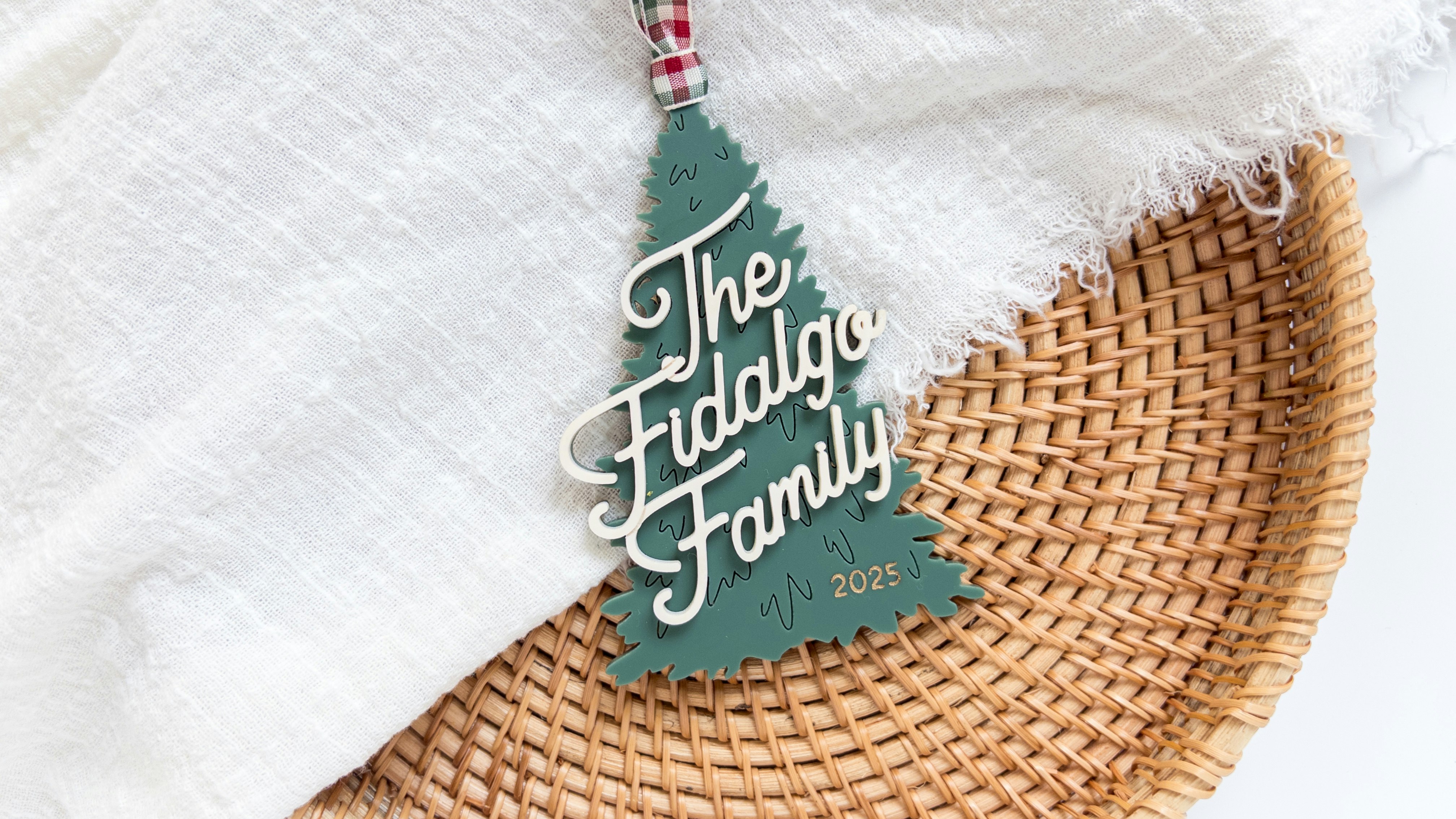 Family Christmas Tree Ornament