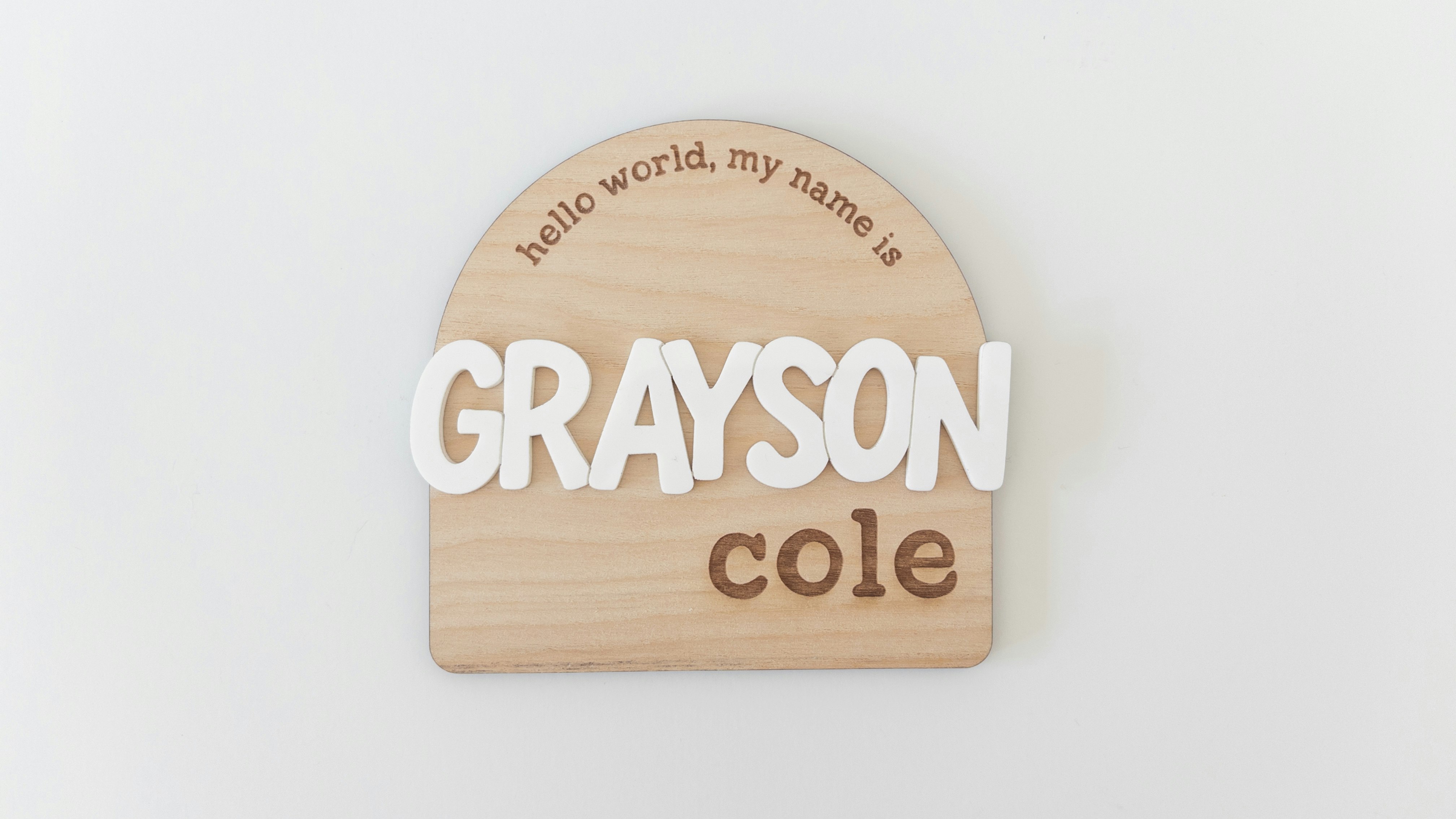 Newborn Name Sign Arch