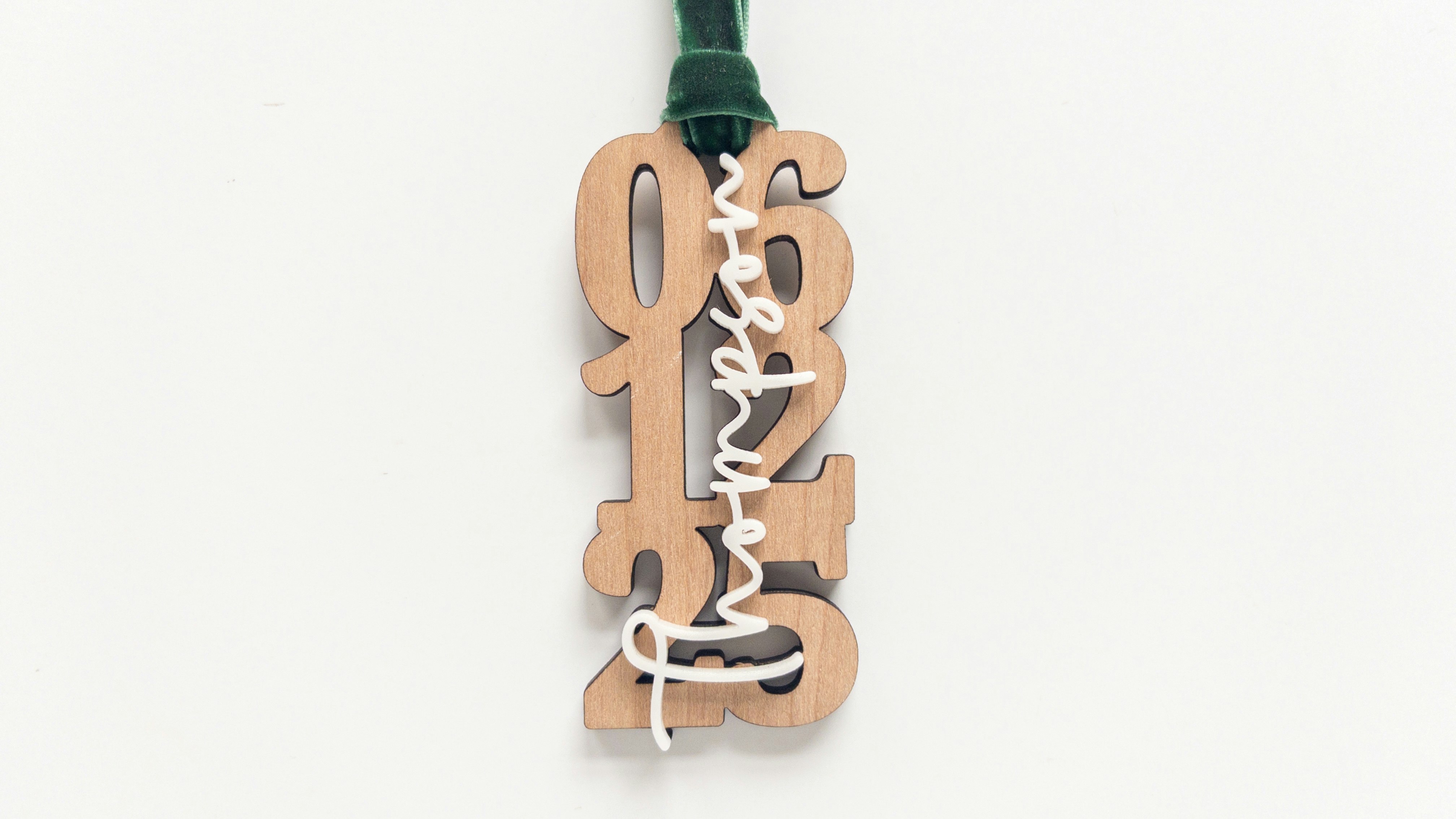 Date and Name Ornament