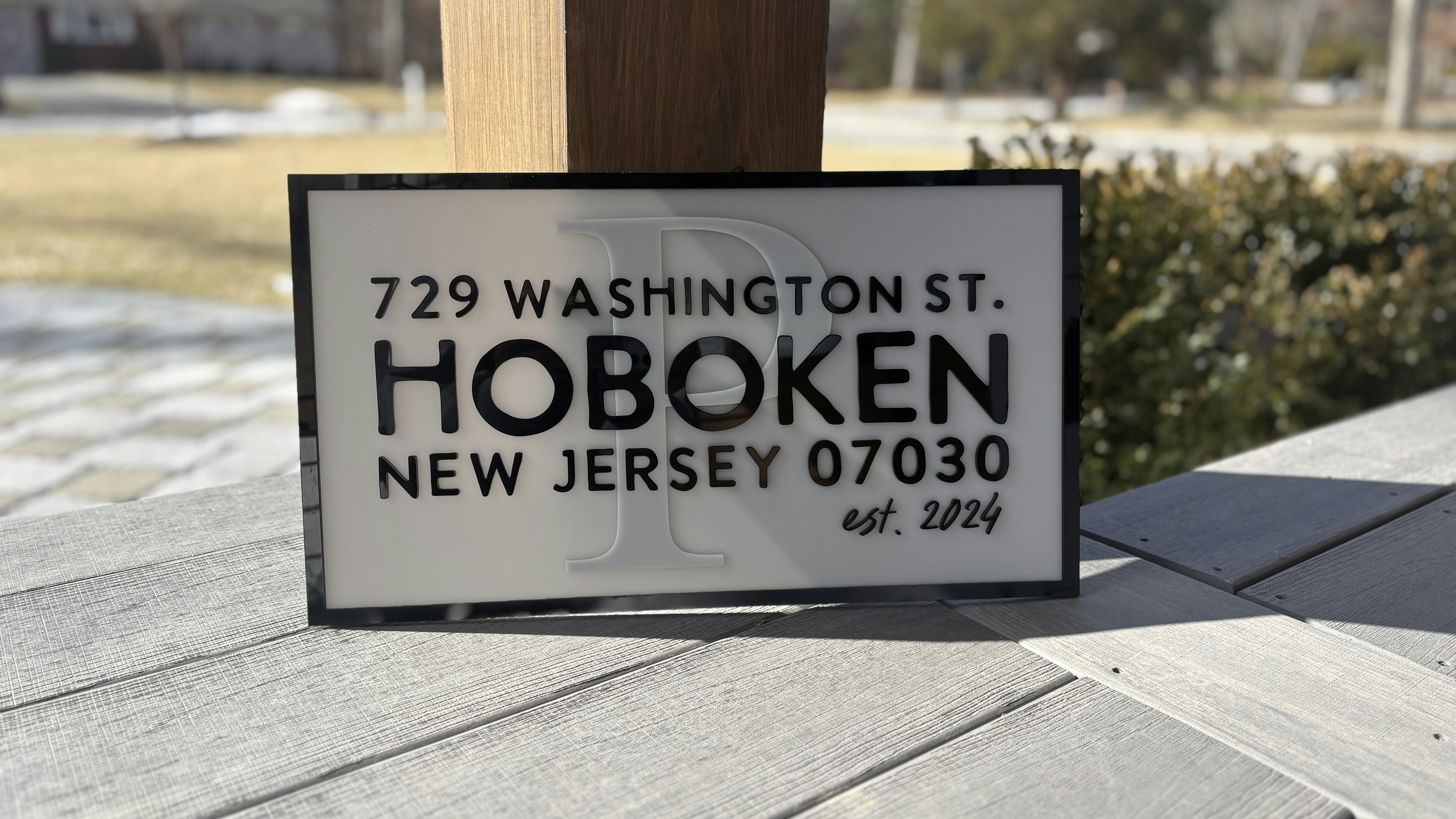 Custom Address Sign