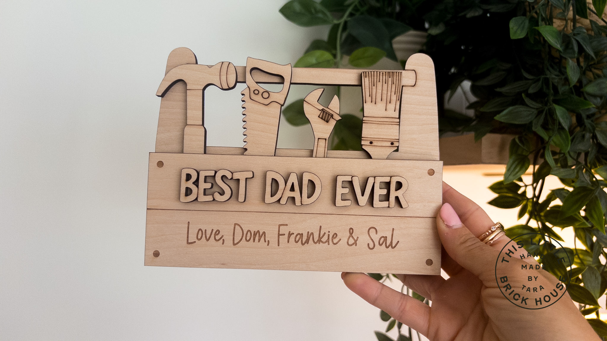 Dad's Toolbox Sign
