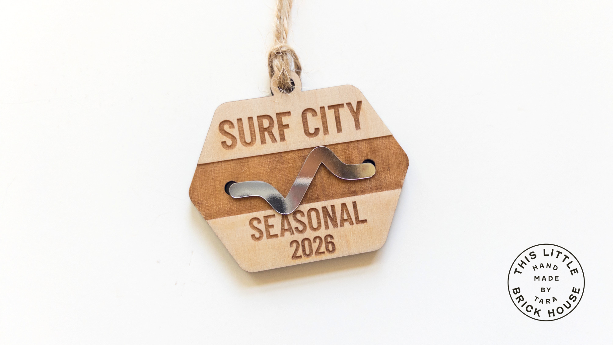Beach Badge Ornament