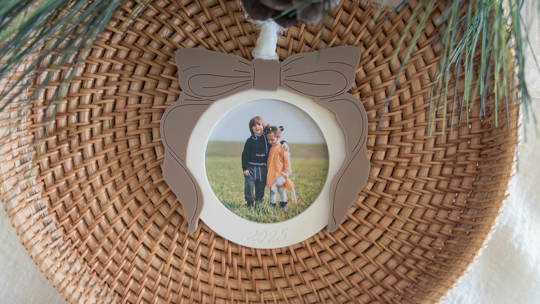 Bow Frame Ornament or Decor