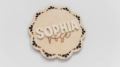 Scallop Motif Name Sign
