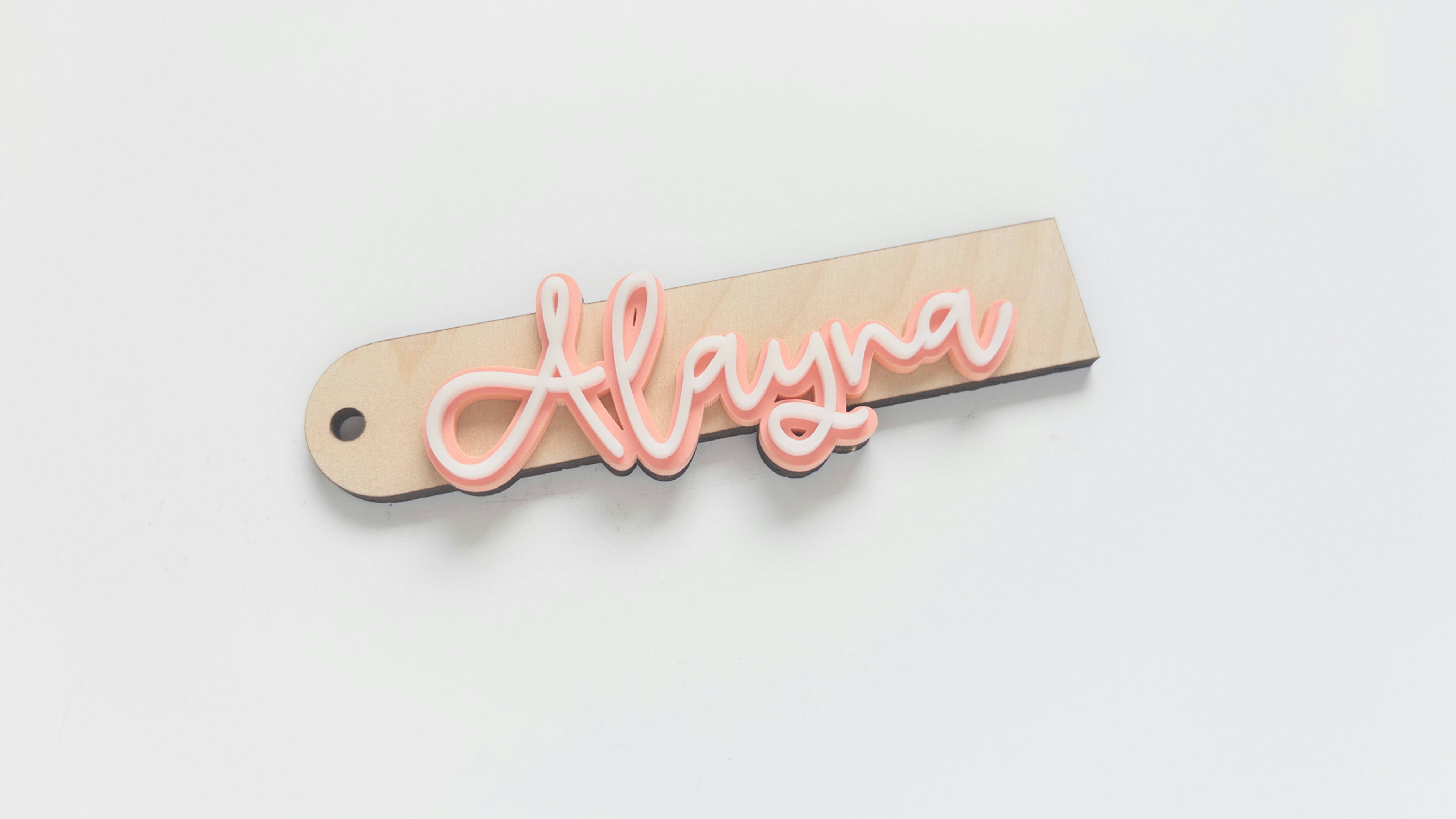 Arch Triple Layer Name Tag