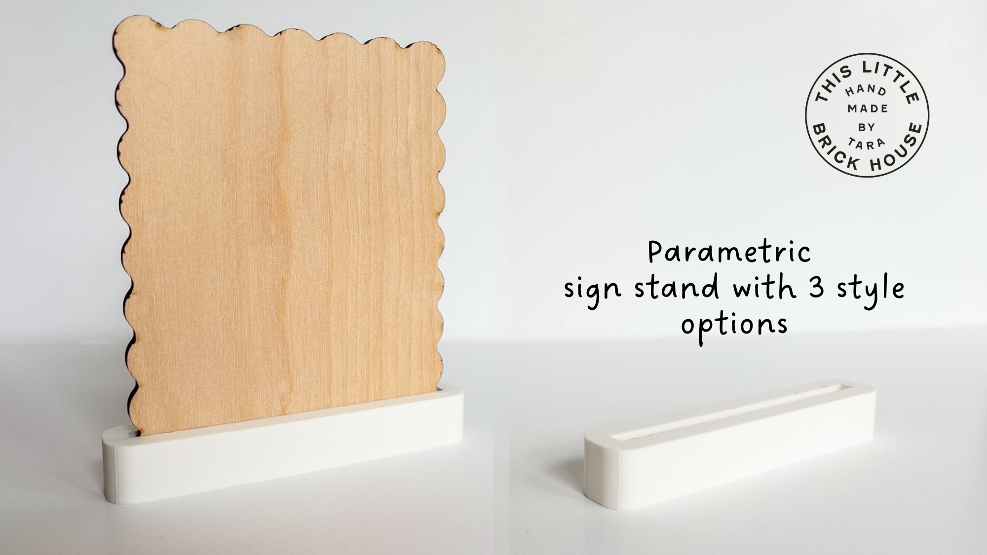 3D Printed Sign Stand