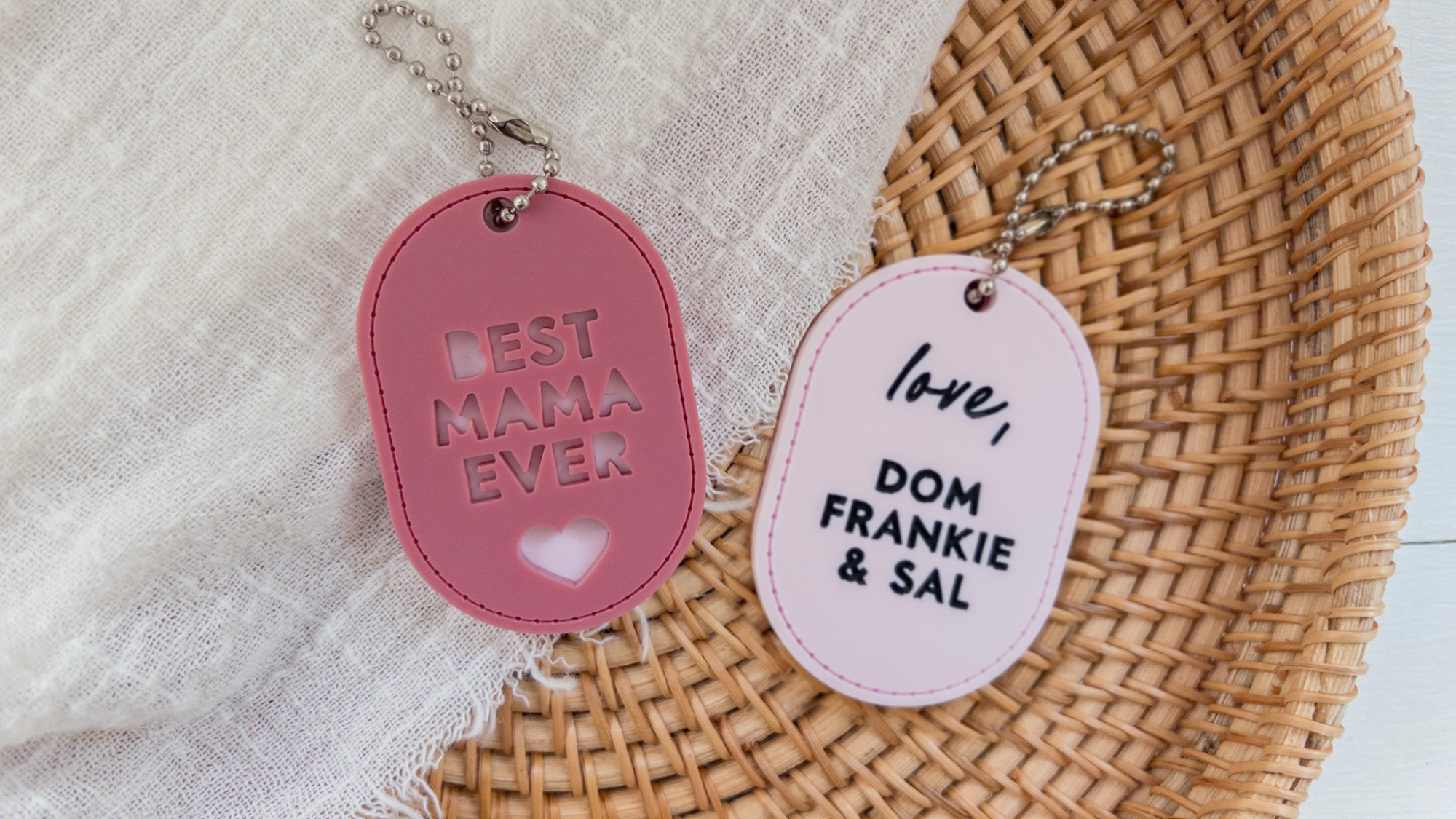 Mom Keychain (Double Sided)