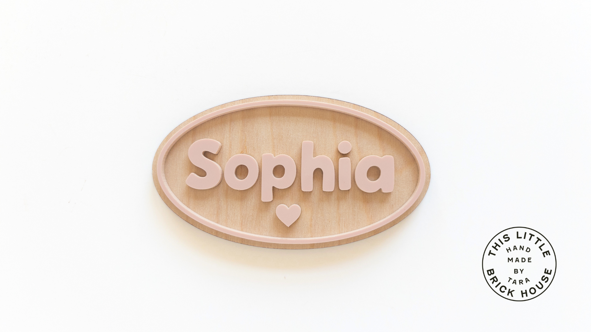 Oval Name Plaque
