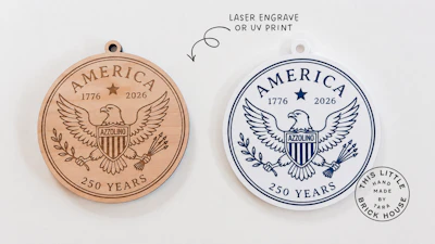 America 250 Anniversary Ornament Eagle