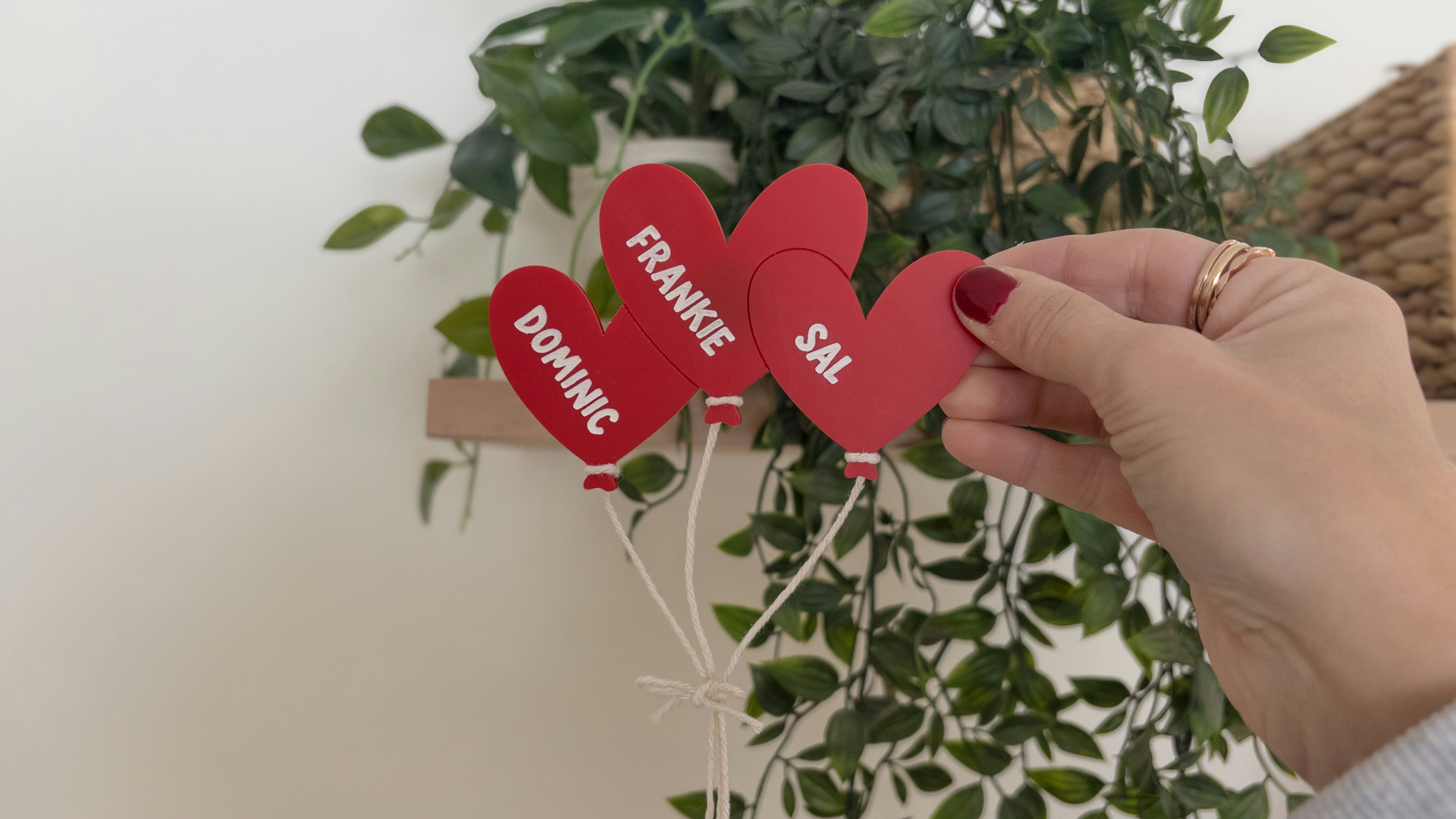 Heart Balloons Magnet