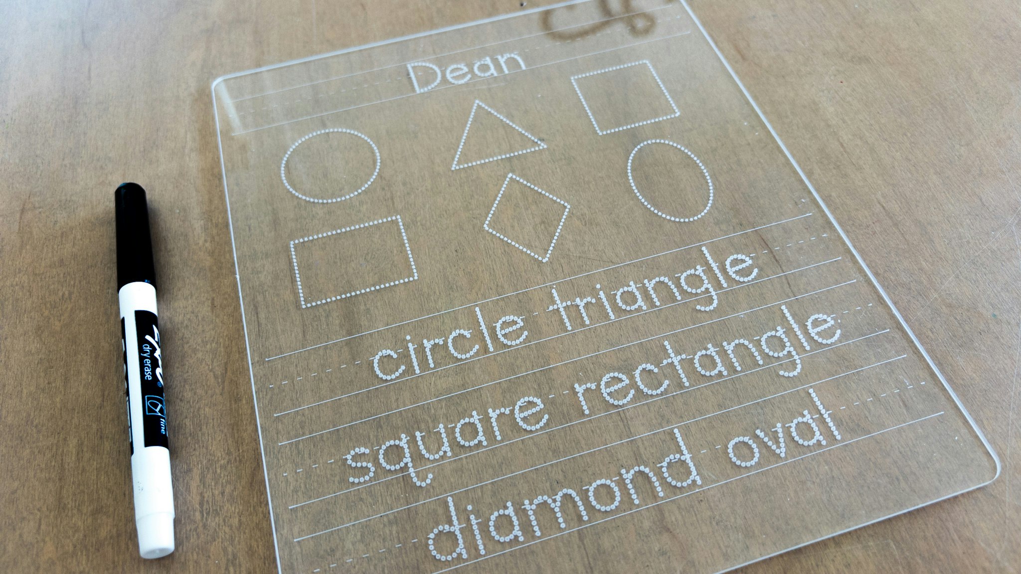 Tracer Board Shapes