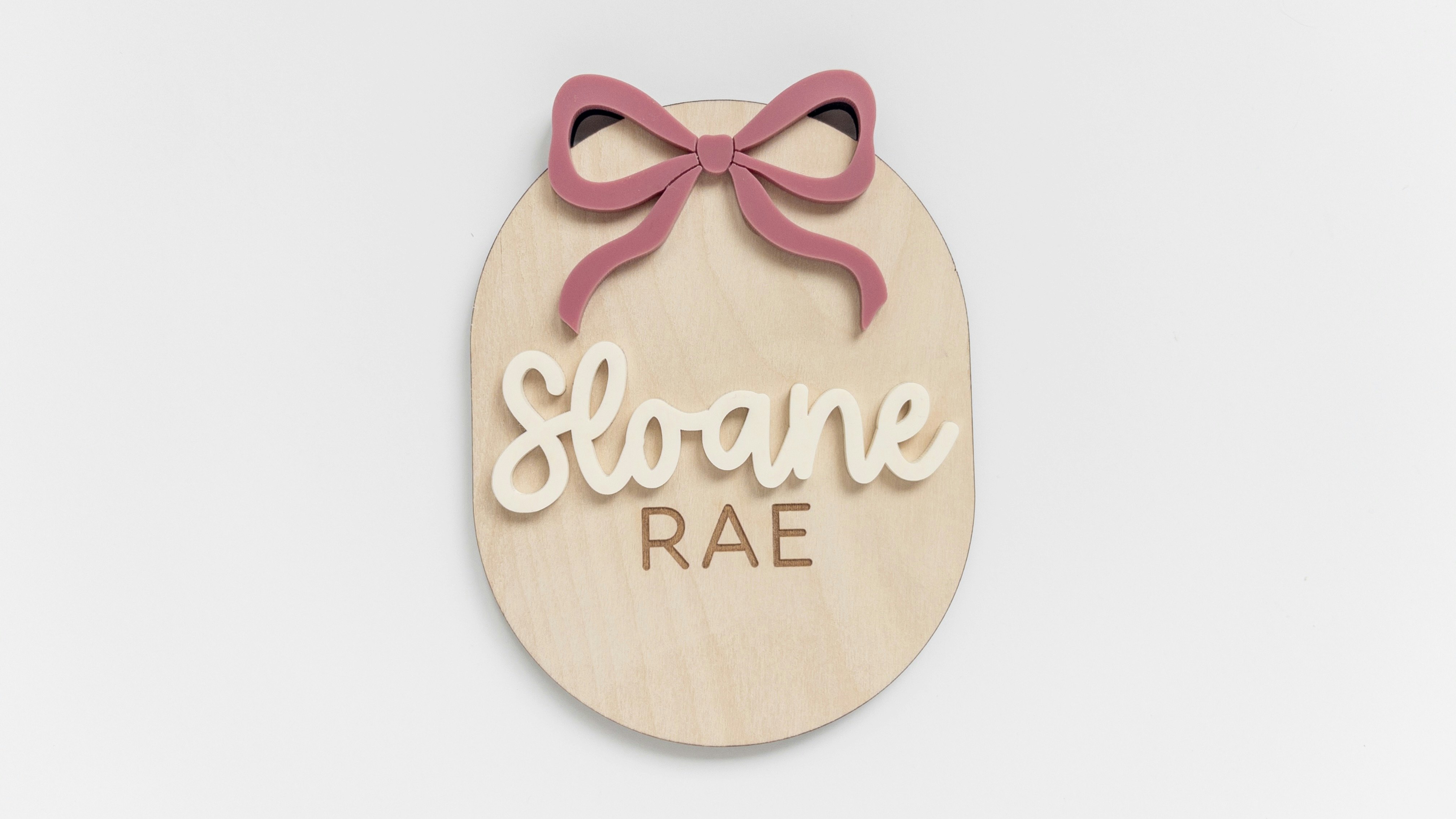 Bow Name Sign