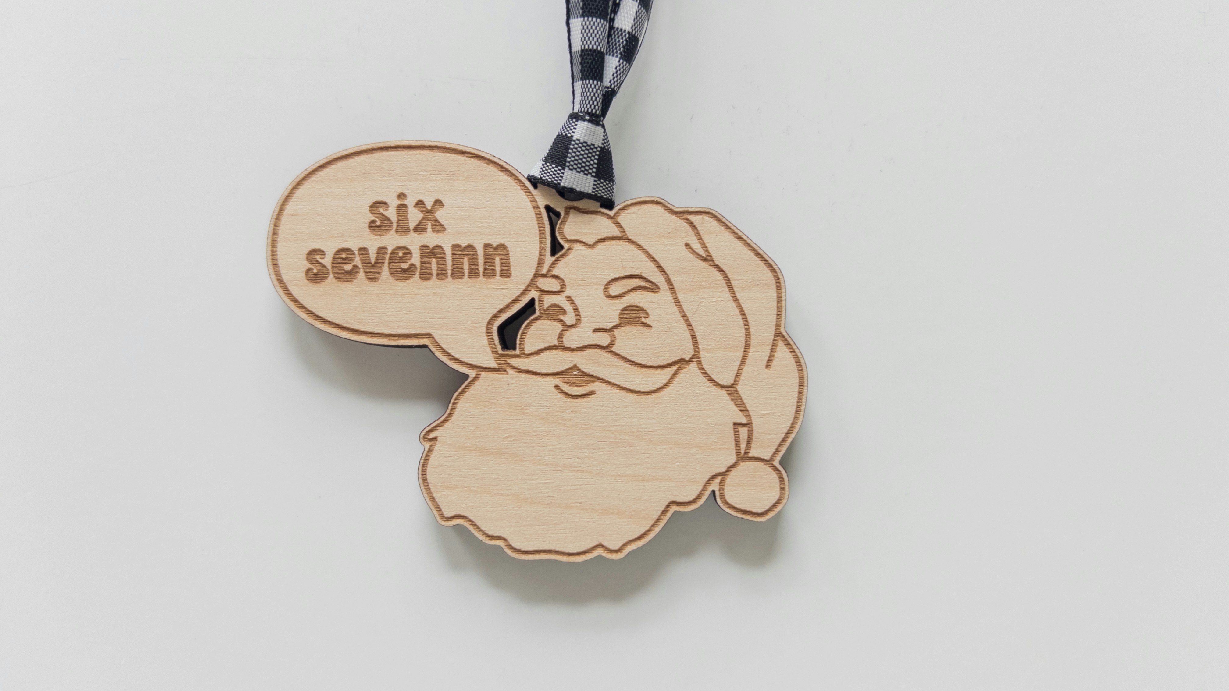 Santa Speech Bubble Ornament