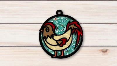 Chicken Suncatcher