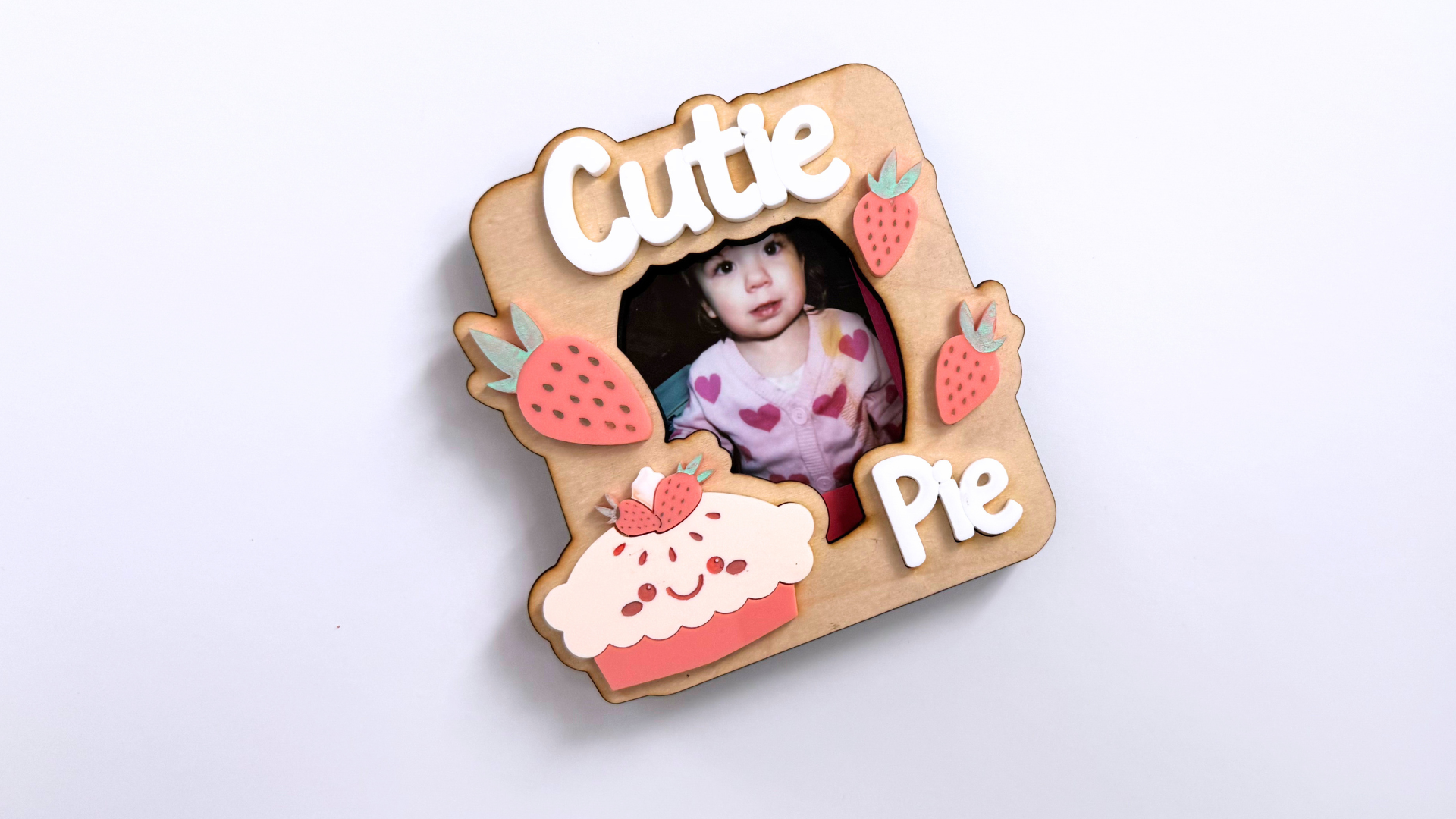 Cutie Pies Frame - Strawberries
