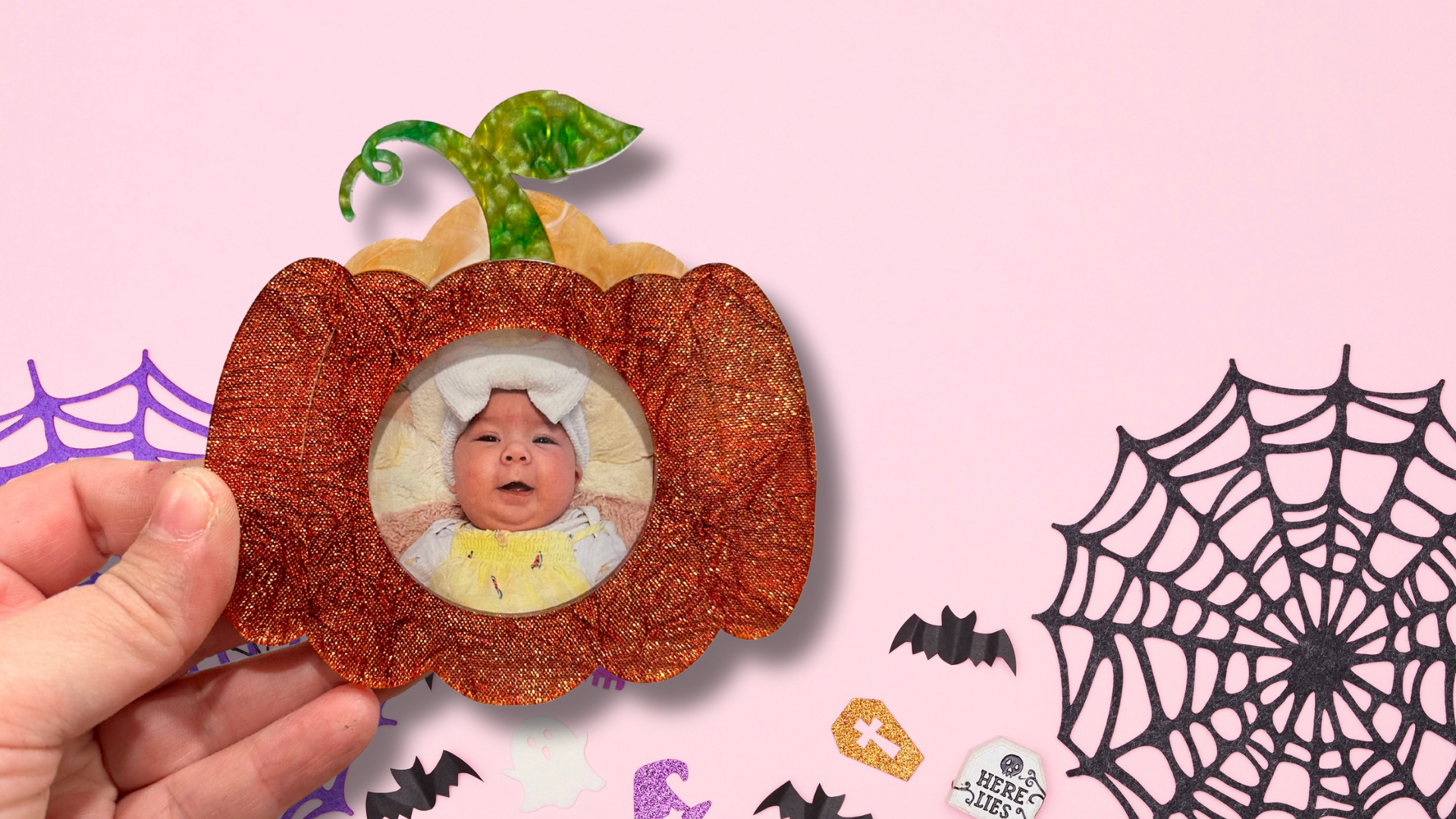 Pumpkin Ornament Photo Frame