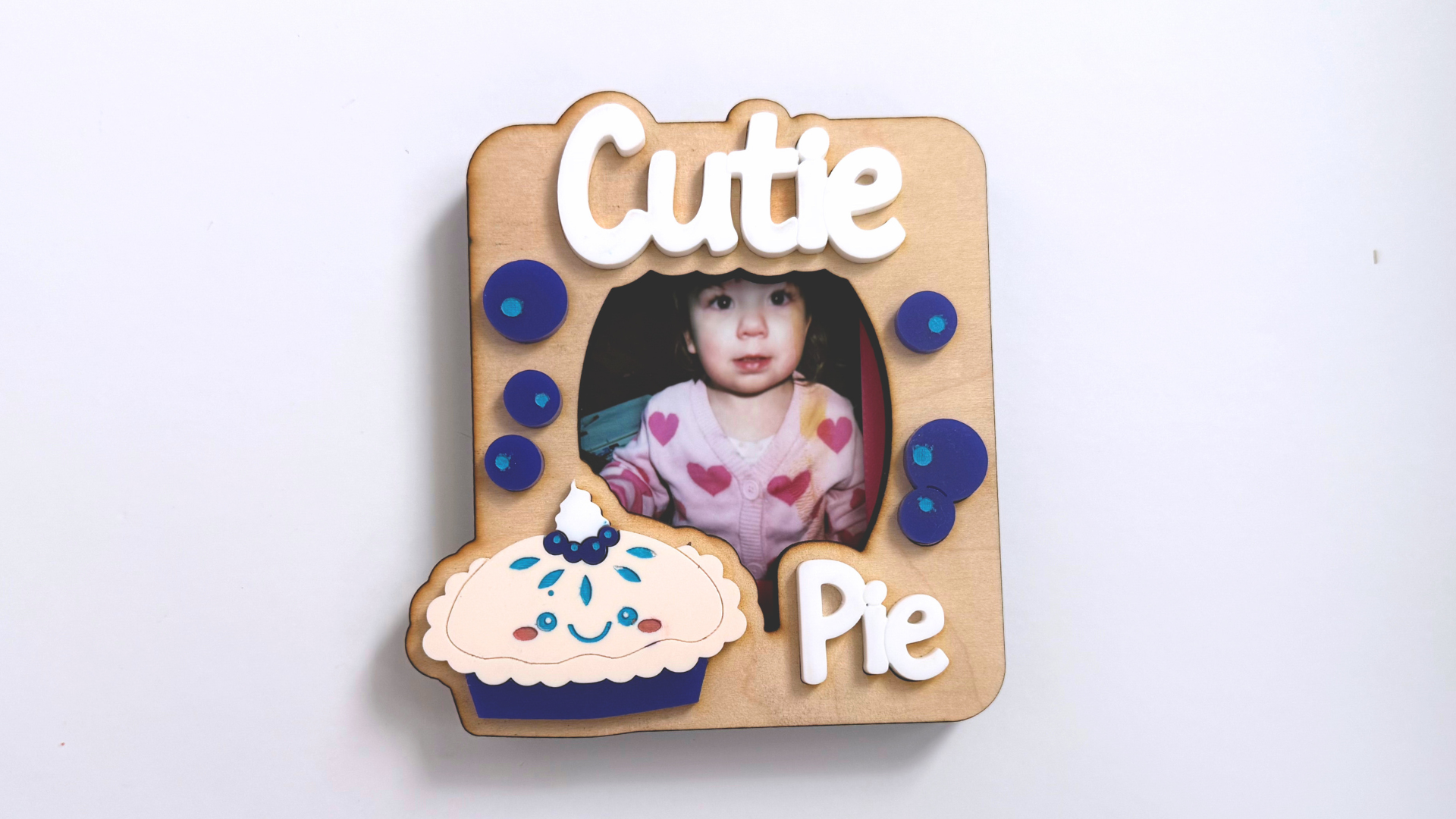Cutie Pies Frame - Blueberries 