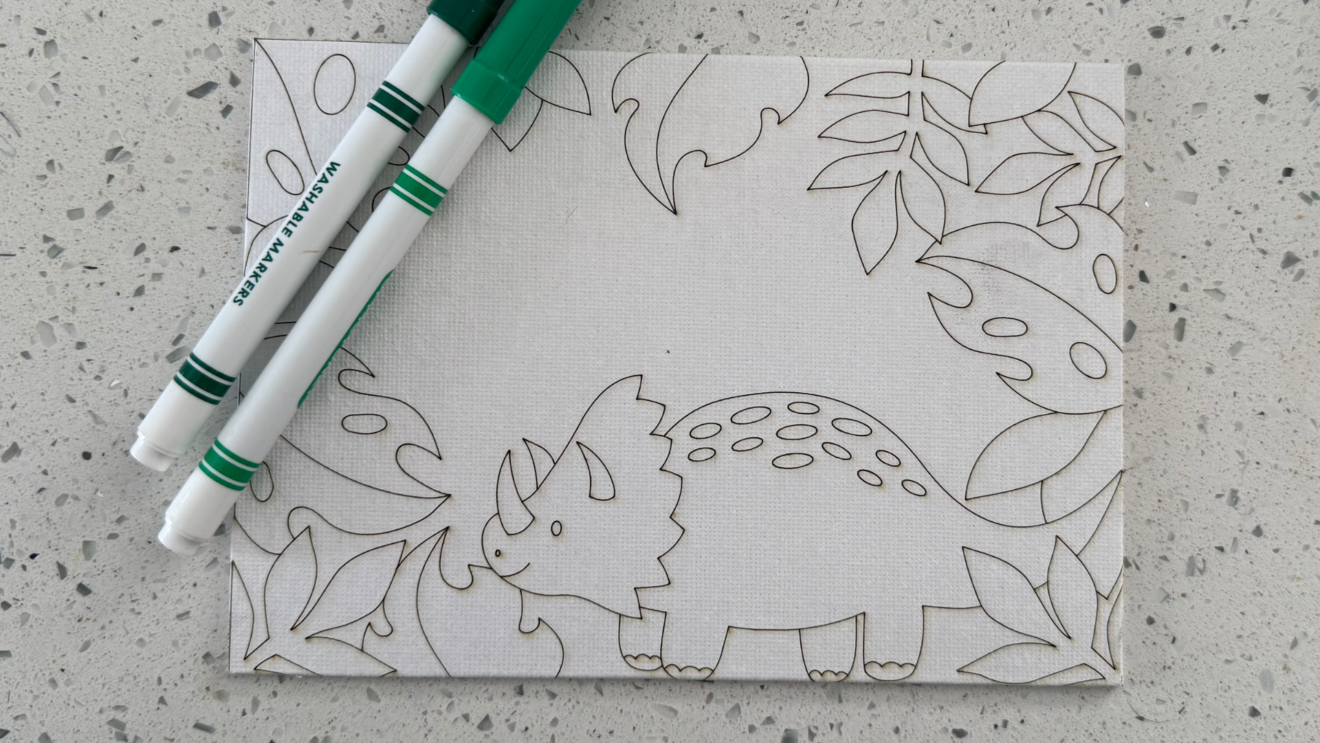 Dinosaur DIY Coloring Kit File