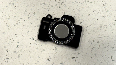 Camera Keychain with NFC chip/QR Code