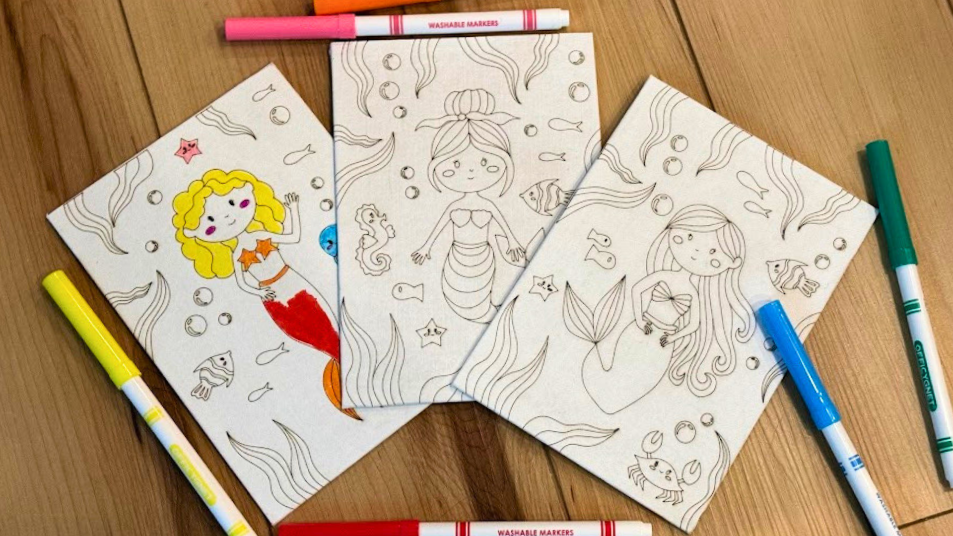 Mermaid DIY Coloring Kit