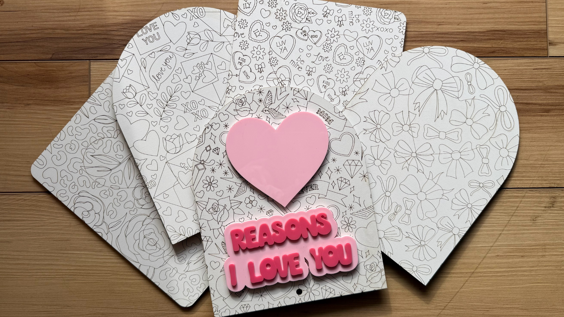 valentine's dry erase board
