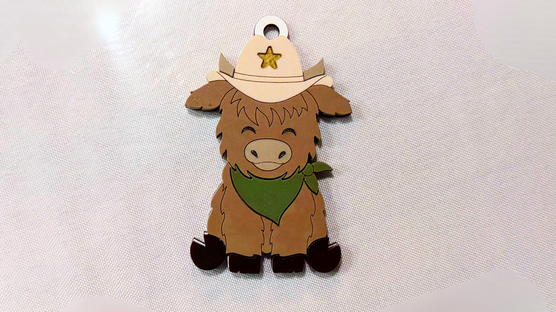 Highland Cow Tag