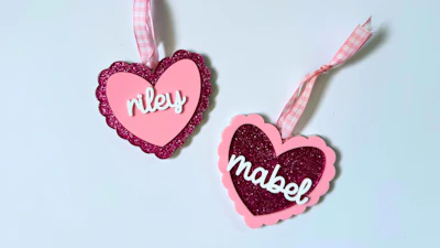Heart Bag Tag