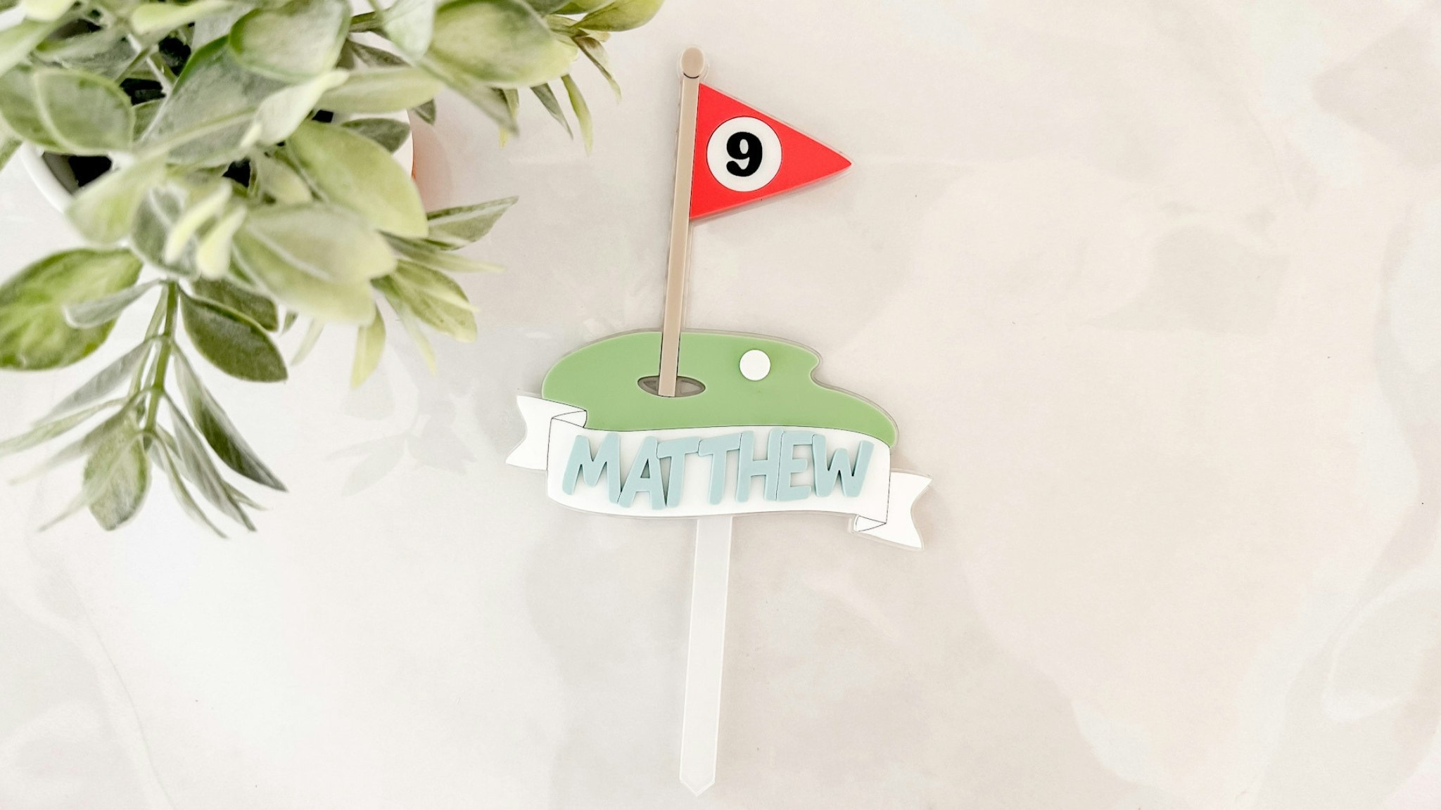 Golf Cake Topper