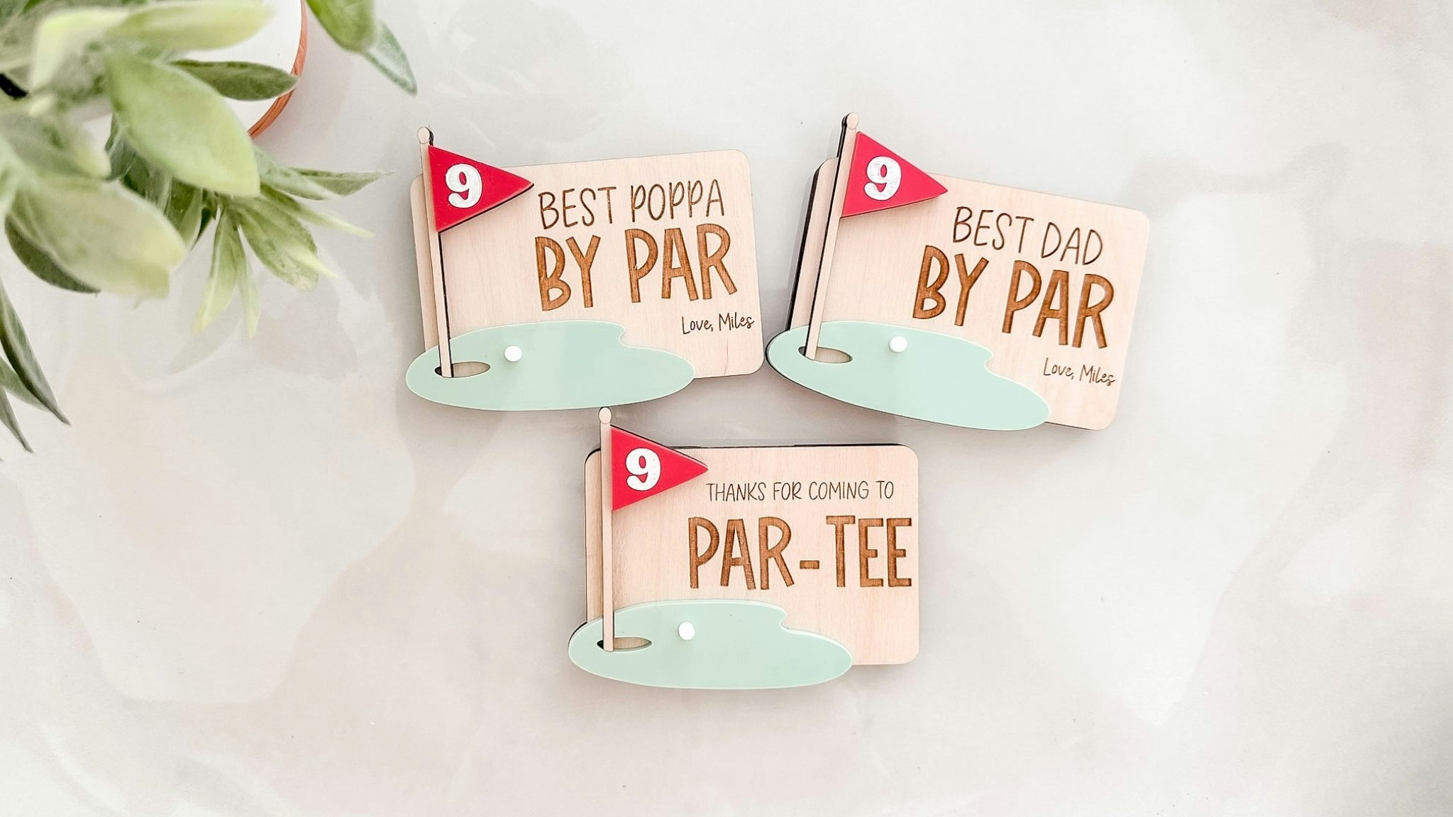Golf Gift Card Holder