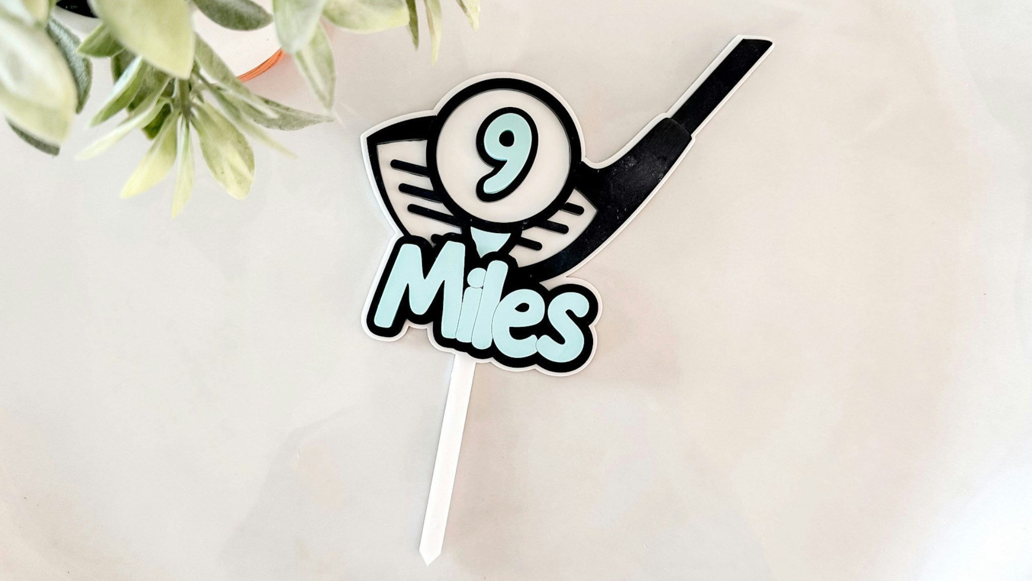 Golf Club Cake Topper