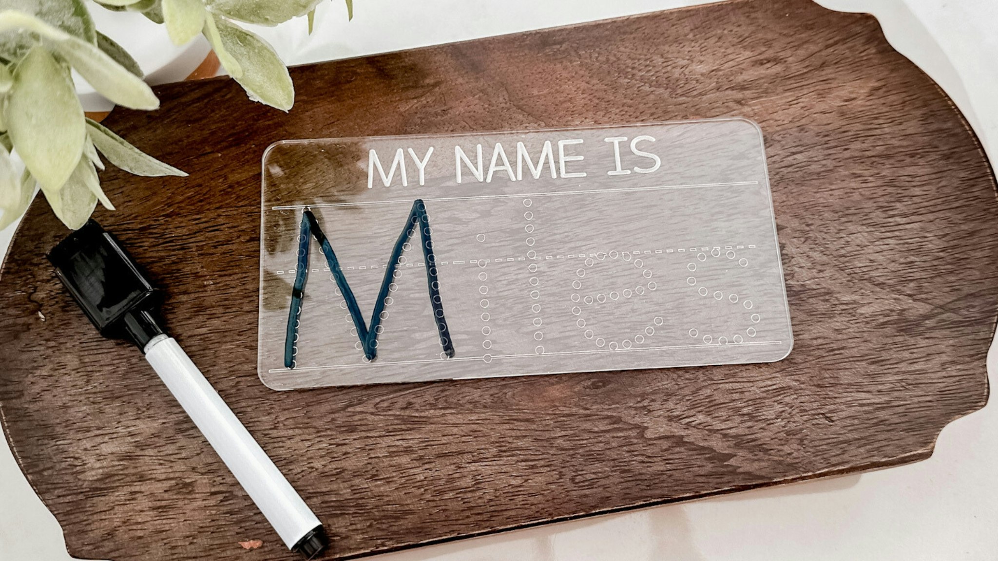 My Name Is Trace Board 