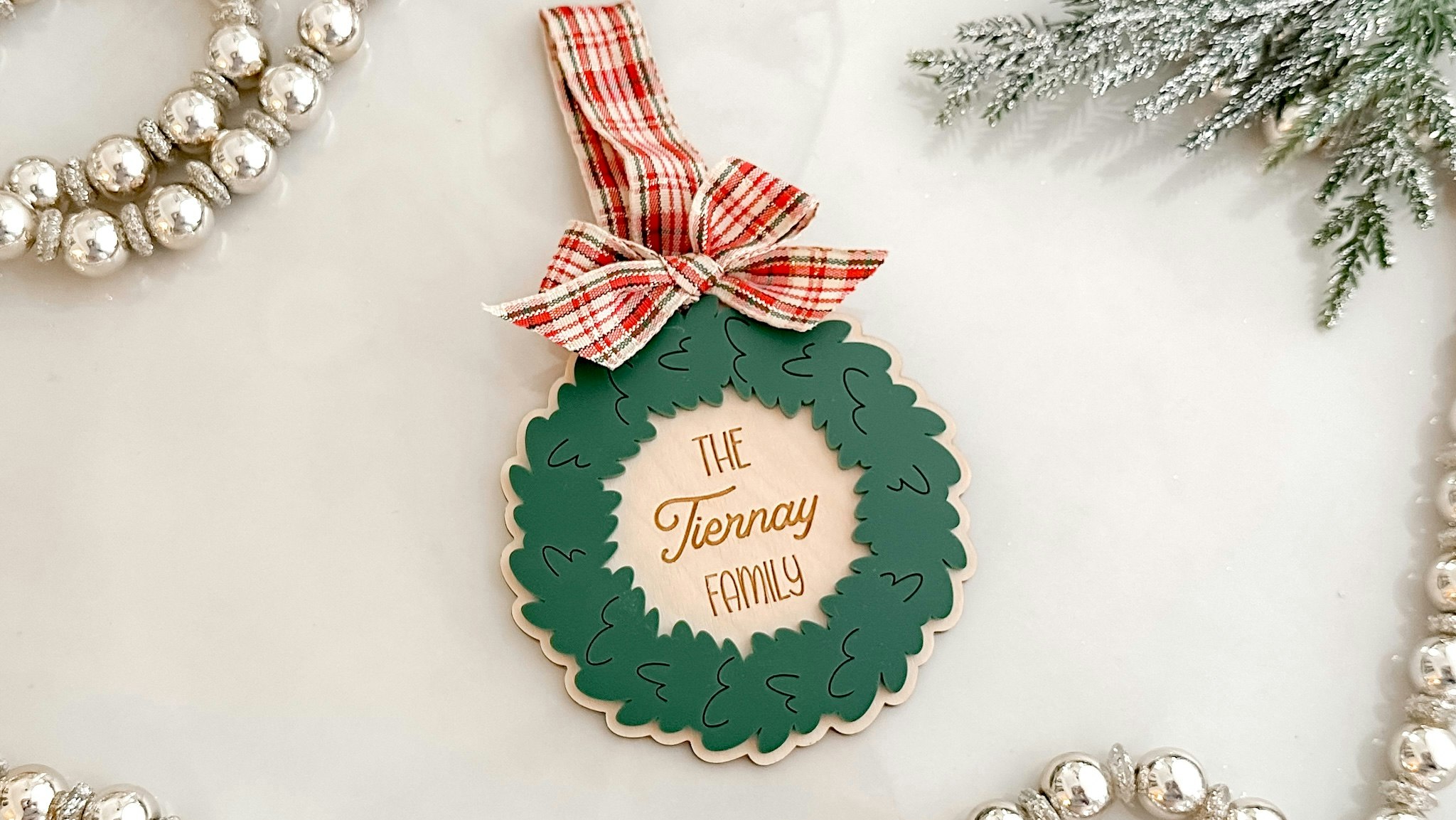 Family Wreath Ornament
