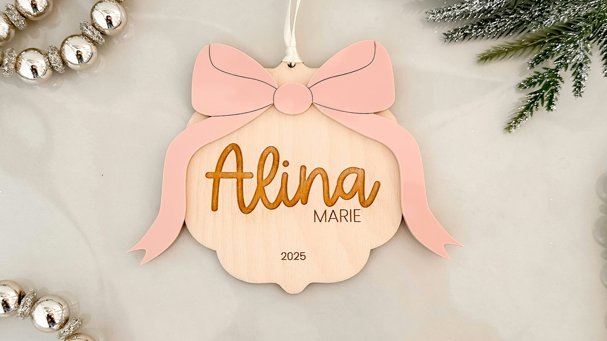 Vintage Bow Ornament