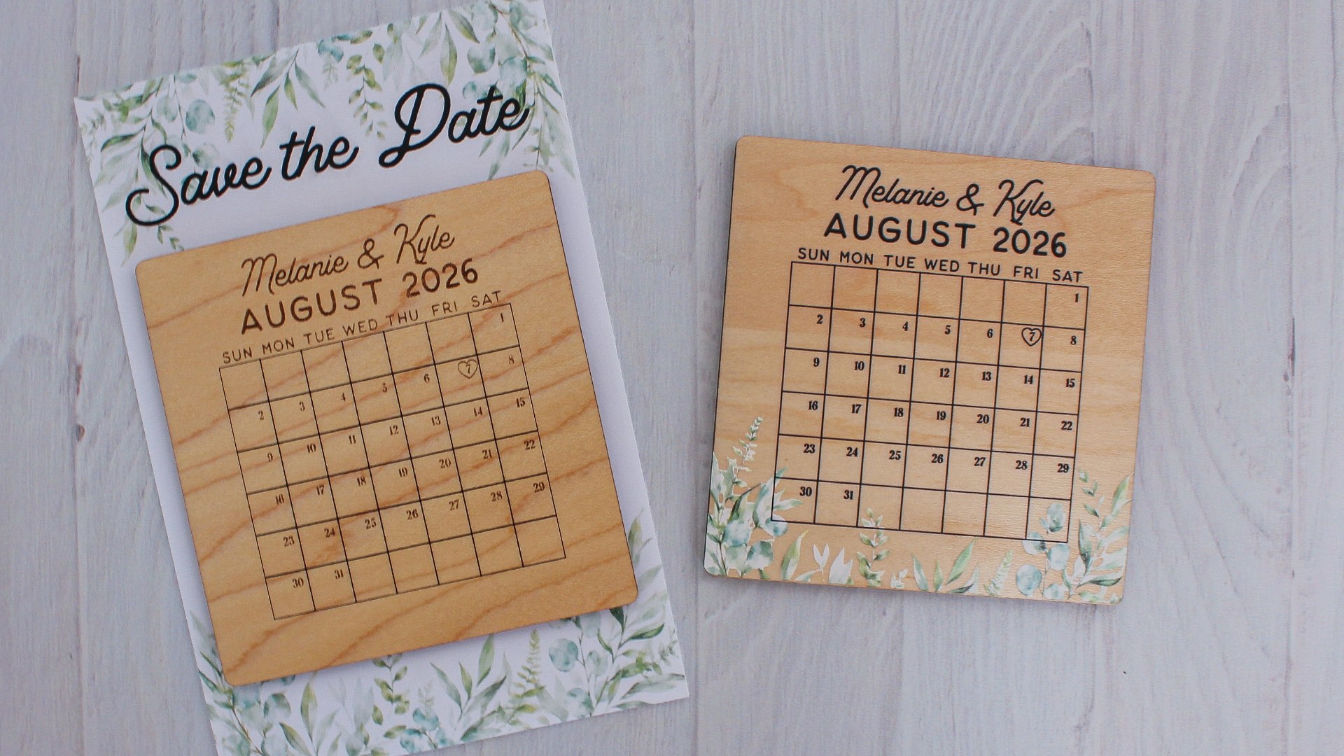 Wedding Save the Date- Fridge Magnet