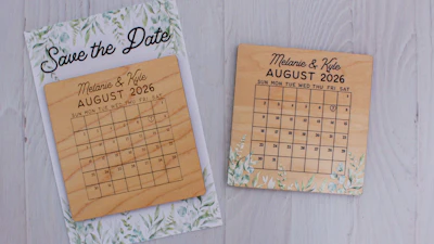 Wedding Save the Date- Fridge Magnet