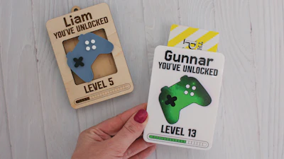 Gamer Birthday Gift Card Holder