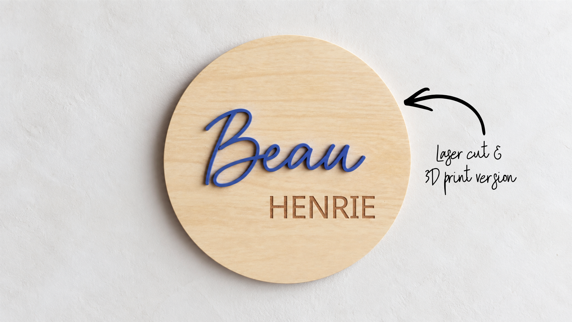 Birth Announcement Sign: 6 Shape Options