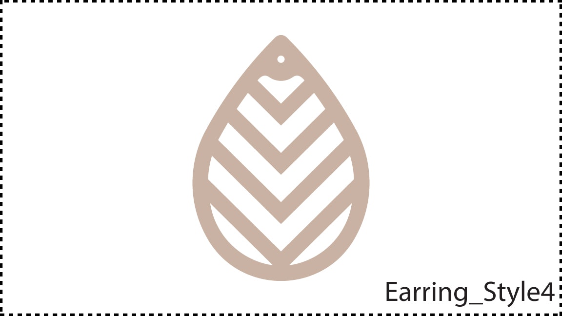 ••• Earring_Style4 ••• Change the holeSize if you want to.