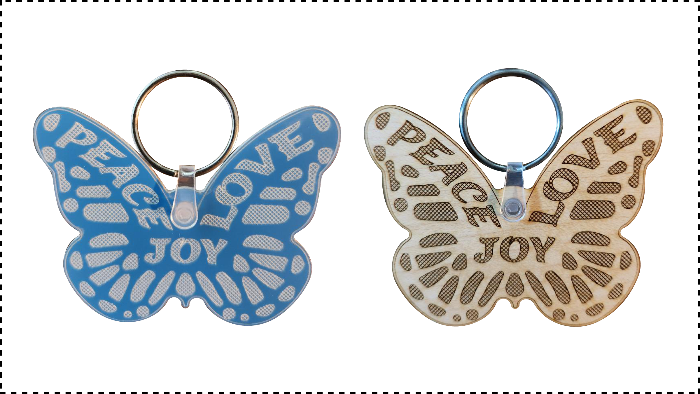 Butterfly Keychain