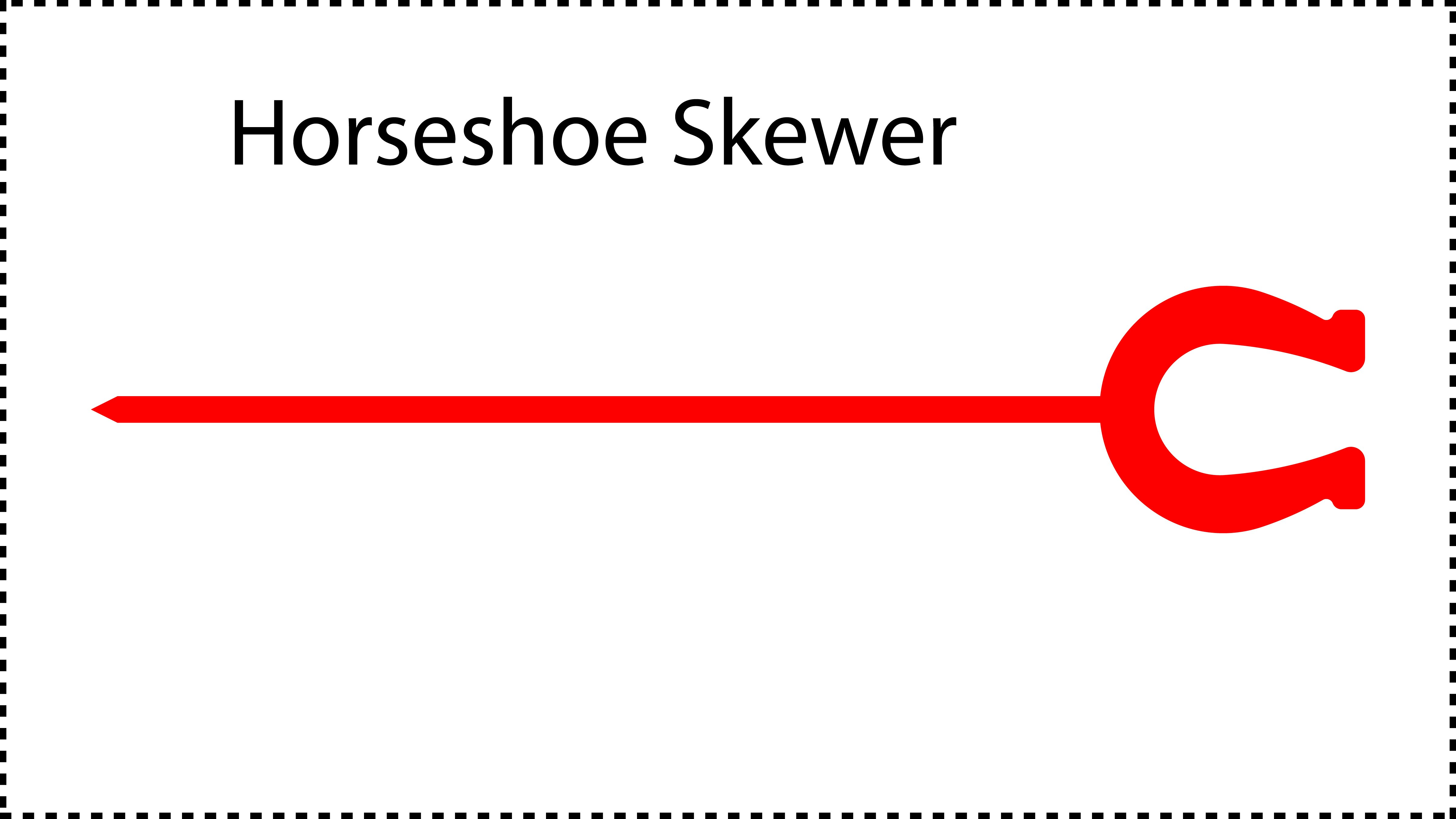 ••• Horseshoe ••• You should cut these out of 1/8" acrylic. Size can be 4", 5", 6", 7" or 8". A good value for thickness should be between 0.125" and 0.2".