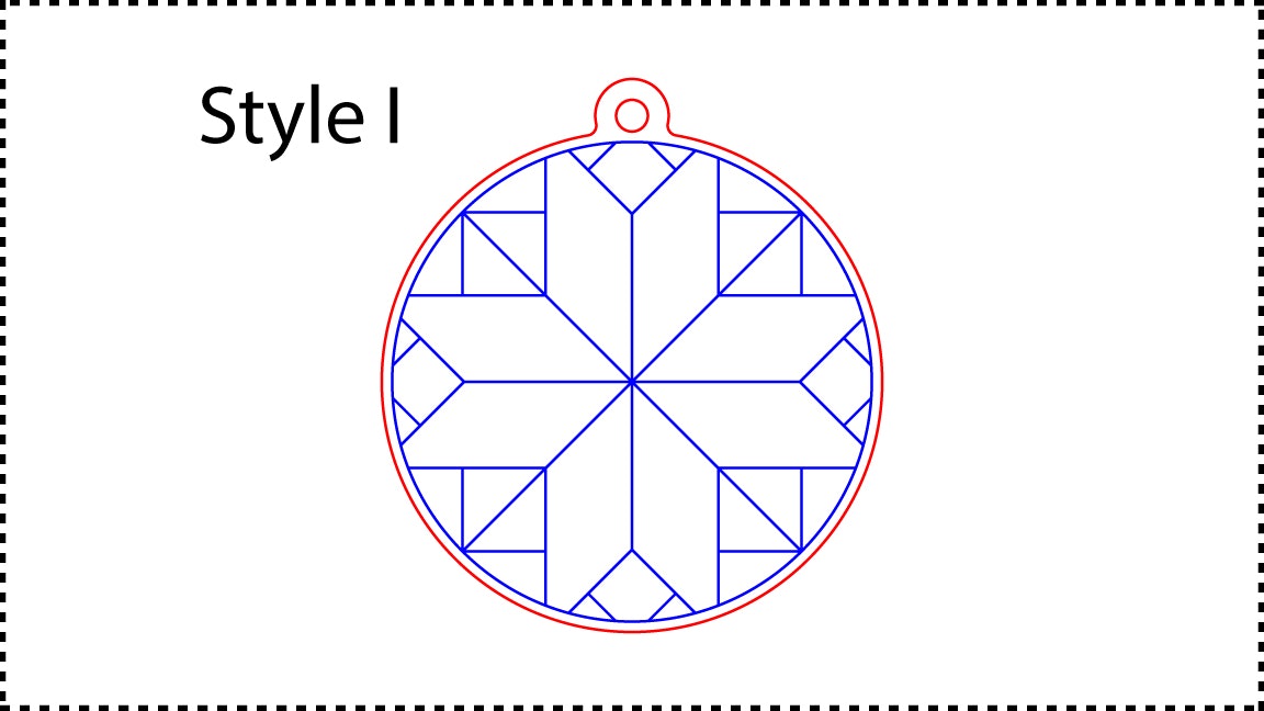 ••• Style I ••• Enter the outer Diameter you want. A good size is between 2.5" and 3.5". You can also resize the HoleDiameter. A good size is between 0.125" and 0.25". You can also change the colors if you need to.